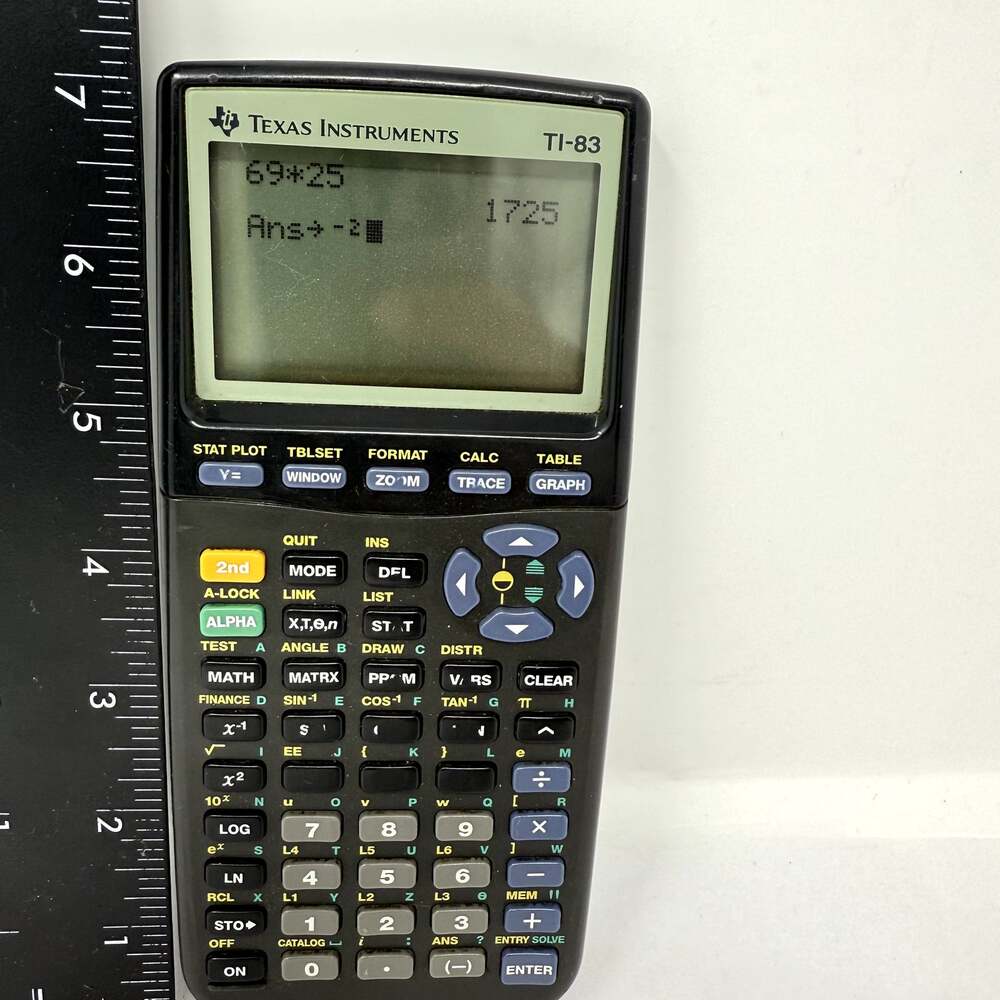 TI-83 Graphing Calculator Texas Instruments Tested Working Algebra Math School - Picture 6 of 6